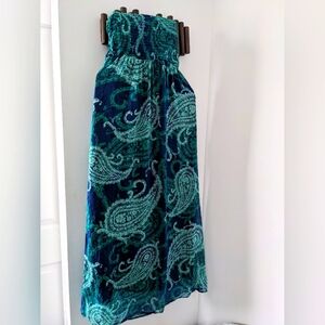 Old Navy Maxi Fully Lined Strapless Paisley Sundress - Size US M